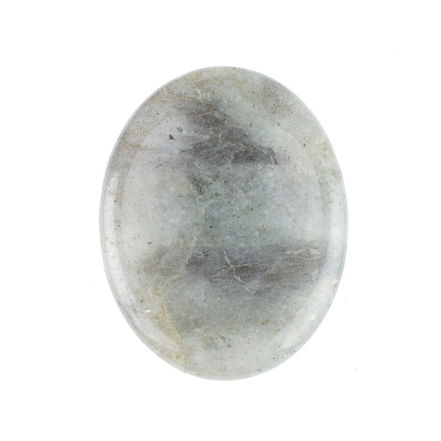Natural Crystal Thumb Stone Oval Palm Worry Stone Gua Sha Massage Gemstone 35x45mm26022106