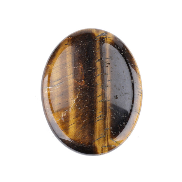 Natural Crystal Thumb Stone Oval Palm Worry Stone Gua Sha Massage Gemstone 35x45mm26022106