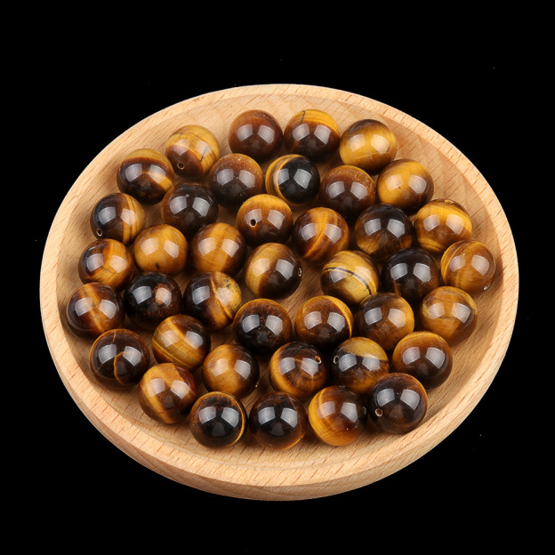 Natural Stone Half Drilled Round Beads, 12mm Crystal Agate Semi Hole Loose Beads for DIY Earrings Stud Jewelry Making and Inlay Accessories