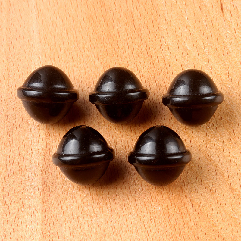 Natural Crystal Mini Planet 20mm Galaxy Carved Gemstone Decorative Ornament