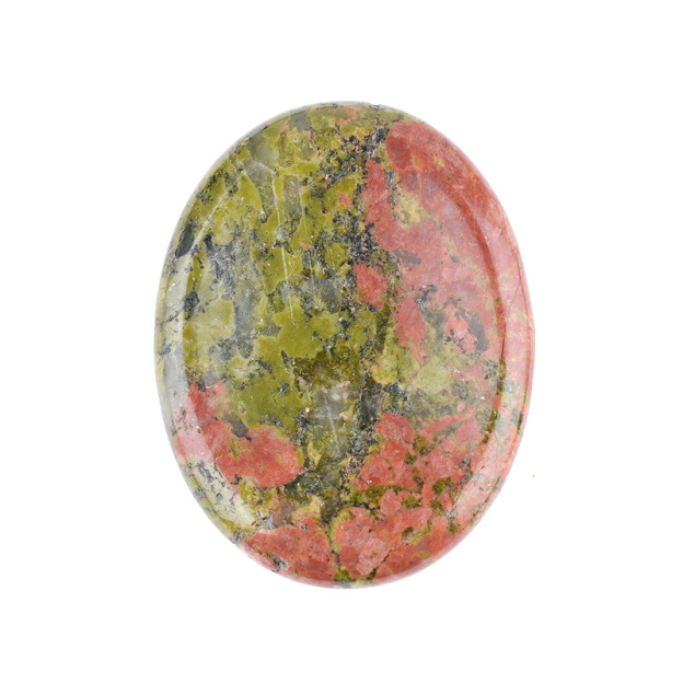 Natural Crystal Thumb Stone Oval Palm Worry Stone Gua Sha Massage Gemstone 35x45mm26022106