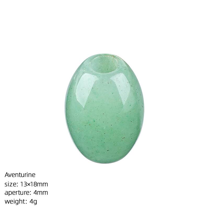 Natural Stone Barrel Bead Large Hole Spacer Beads DIY Bracelet Necklace Craft Loose Beads Handmade Accessory Supply