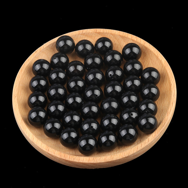 Natural Stone Half Drilled Round Beads, 12mm Crystal Agate Semi Hole Loose Beads for DIY Earrings Stud Jewelry Making and Inlay Accessories