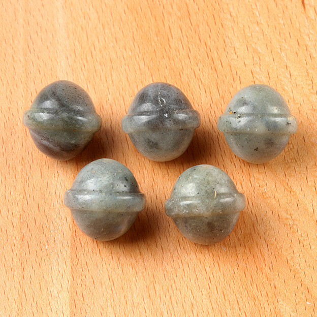 Natural Crystal Mini Planet 20mm Galaxy Carved Gemstone Decorative Ornament