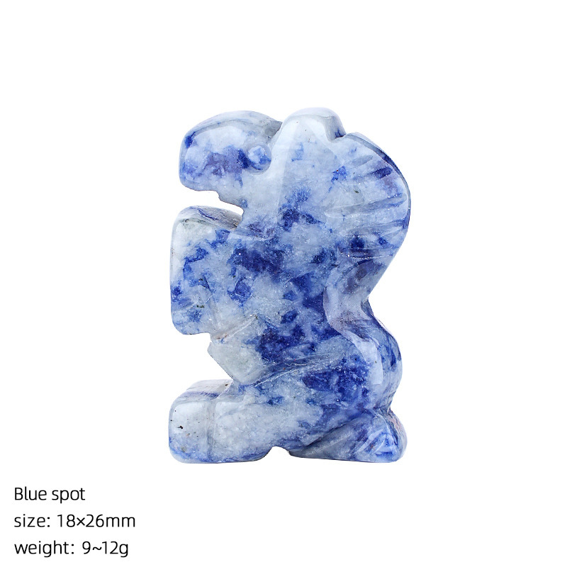 Natural Stone Horse Figurine Mini Animal Carving Decorative Table Ornament Small Horse Sculpture Home Desk Decor