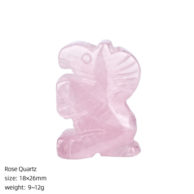 Natural Stone Horse Figurine Mini Animal Carving Decorative Table Ornament Small Horse Sculpture Home Desk Decor