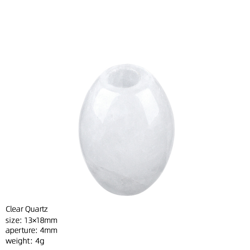 Natural Stone Barrel Bead Large Hole Spacer Beads DIY Bracelet Necklace Craft Loose Beads Handmade Accessory Supply