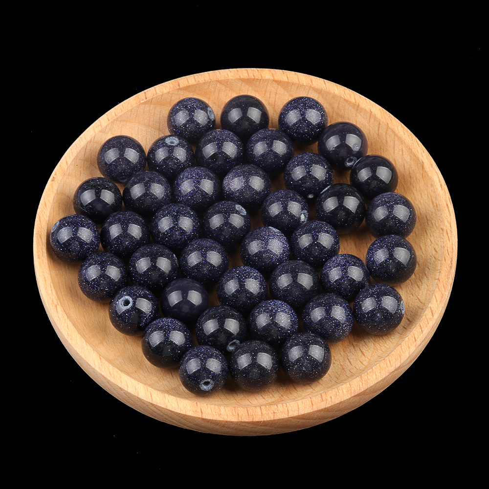 Natural Stone Half Drilled Round Beads, 12mm Crystal Agate Semi Hole Loose Beads for DIY Earrings Stud Jewelry Making and Inlay Accessories