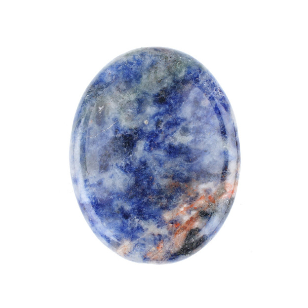 Natural Crystal Thumb Stone Oval Palm Worry Stone Gua Sha Massage Gemstone 35x45mm26022106