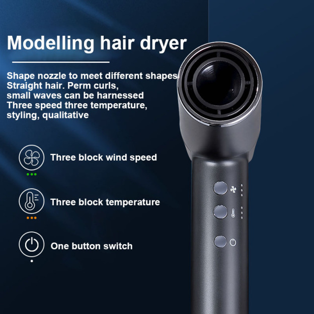 Negative ion hair dryer
