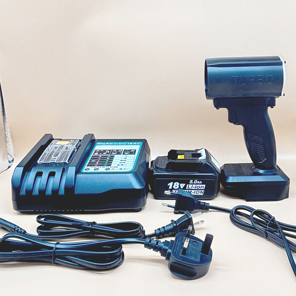 2 Generation 50MM Power tool Big fan （With battery）