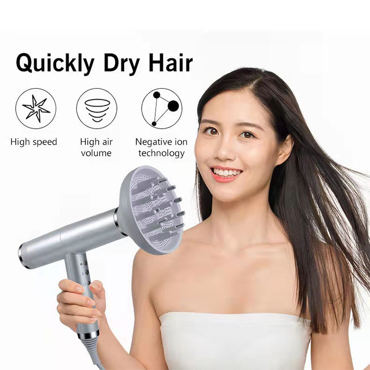 Negative ion hair dryer