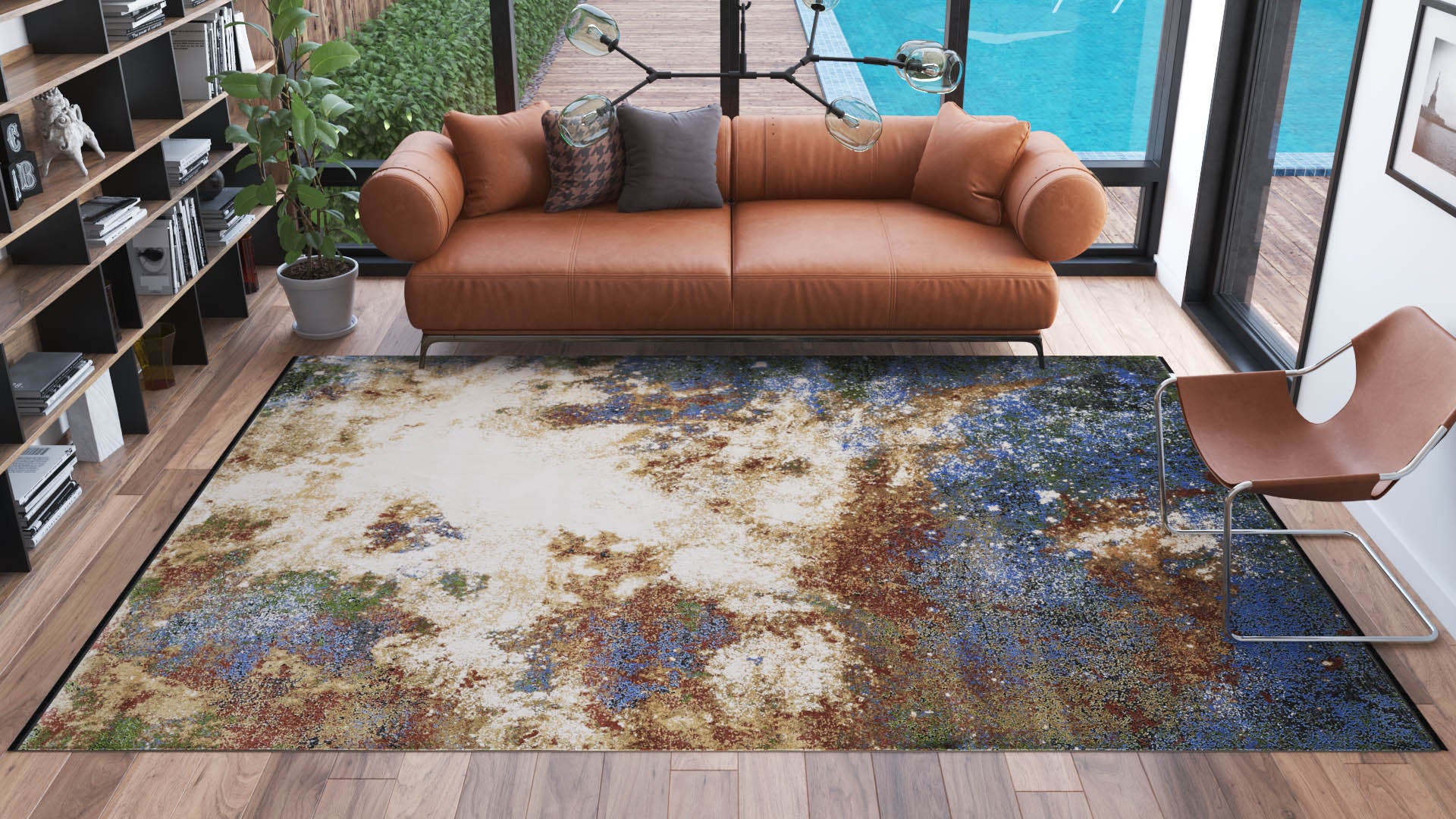 Celestial Odyssey Modern Rug