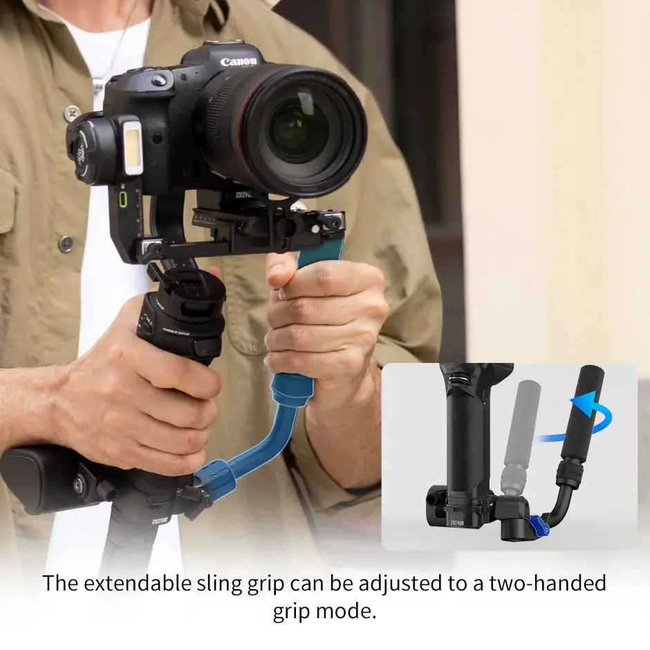 【 Do Brasil】ZHIYUN WEEBILL 3S Camera Gimbal Stabilizer - 3-Axis Anti-Shake Smart Follow for DSLR/Mirrorless Cameras Shooting