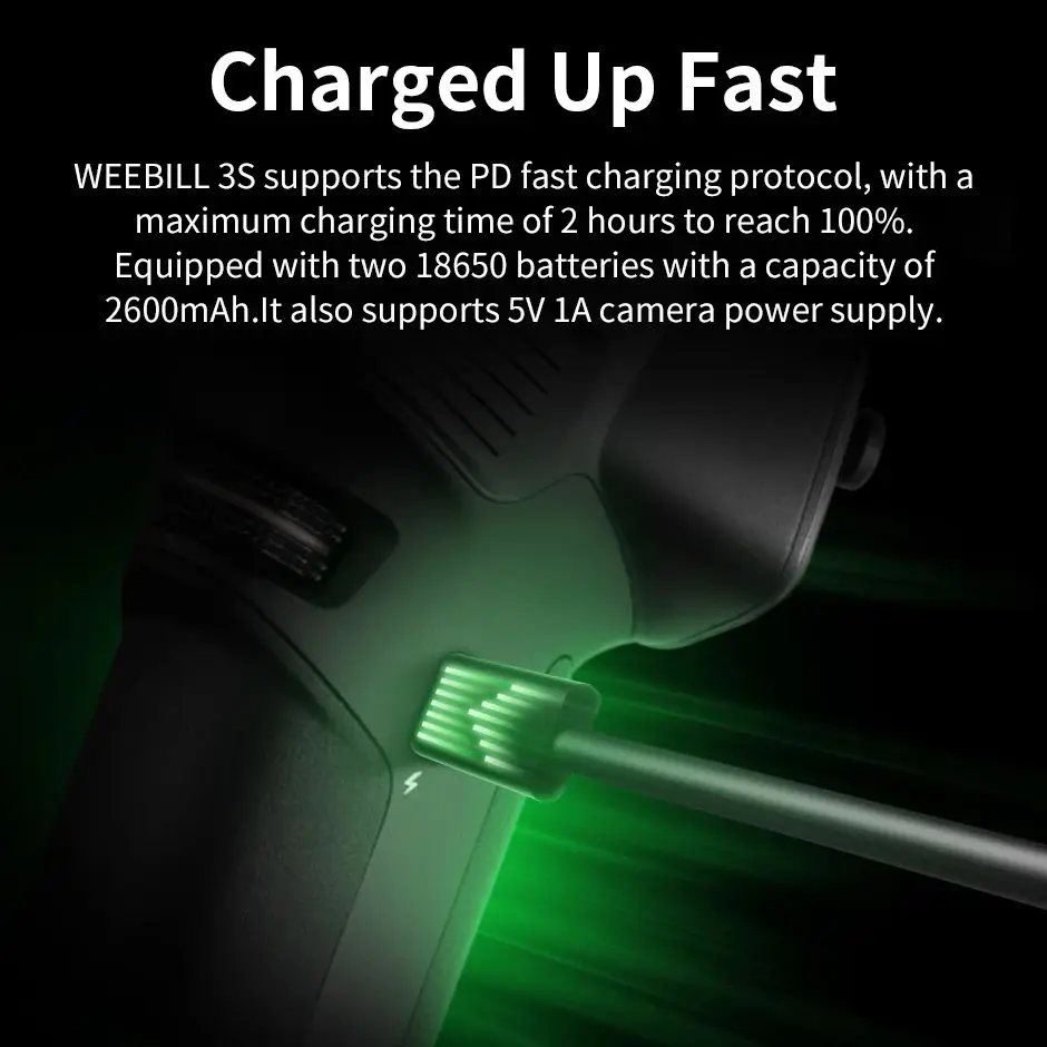 【 Do Brasil】ZHIYUN WEEBILL 3S Camera Gimbal Stabilizer - 3-Axis Anti-Shake Smart Follow for DSLR/Mirrorless Cameras Shooting