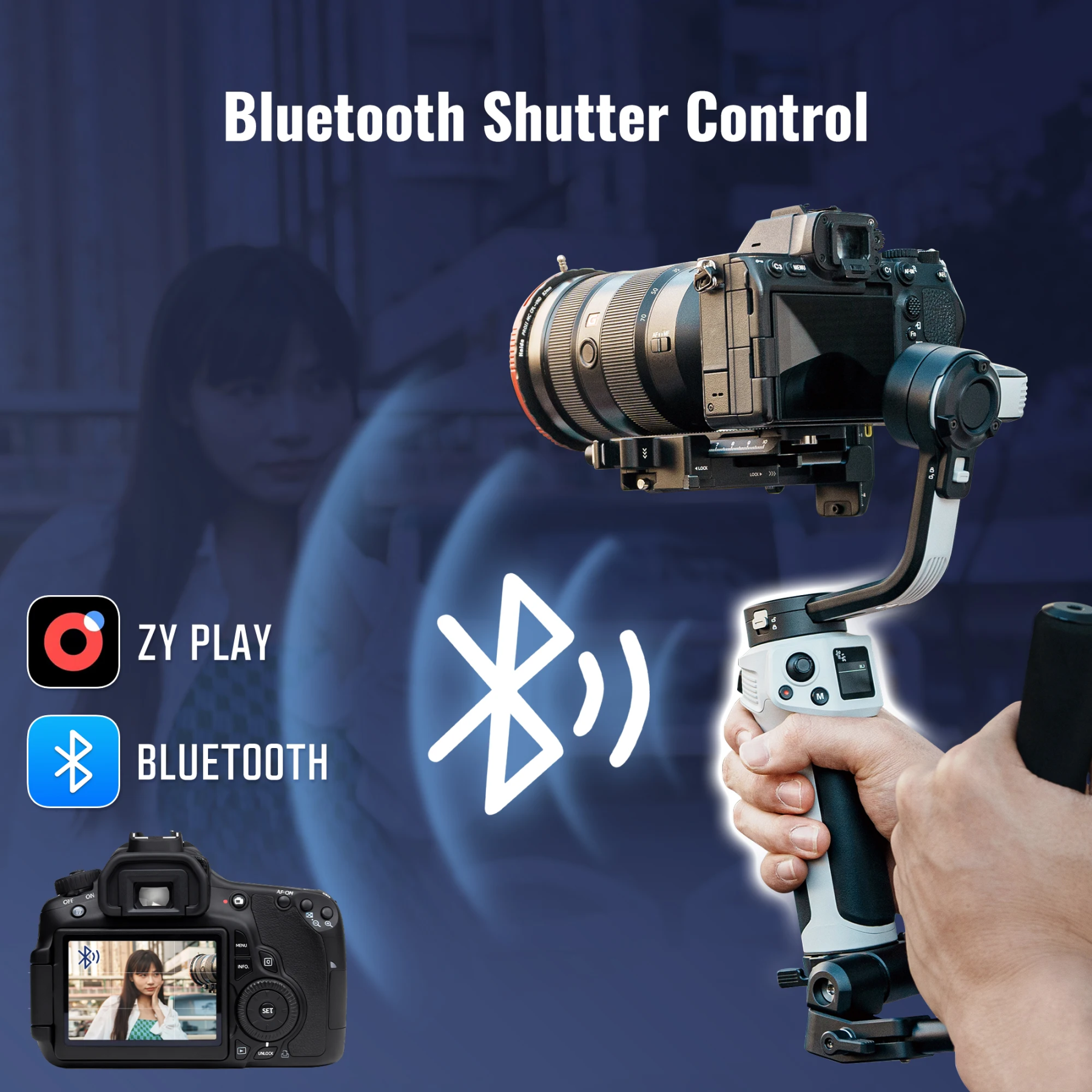 【 Do Brasil】ZHIYUN CINEPEER WEEBILL 3E  Camera Stabilizer - Smart Follow for DSLR Mirrorless Camera Vlog YouTube Shooting