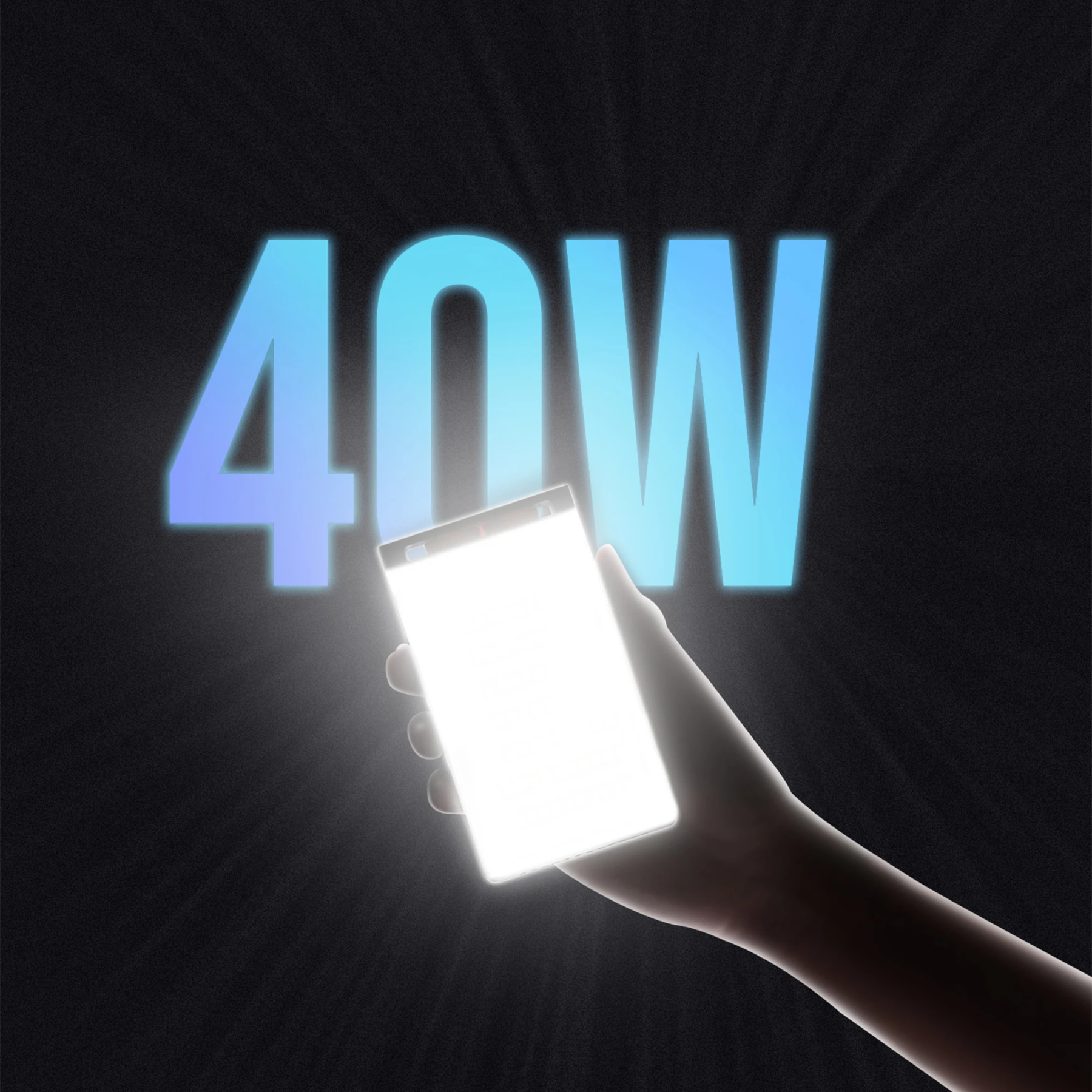 【Do Brasil】ZHIYUN FIVERAY M40 40W Lâmpada LED Luz de preenchimento Luz de bolso portátil Foto Lâmpada de vídeo Luz de preenchimento Iluminação fotográfica