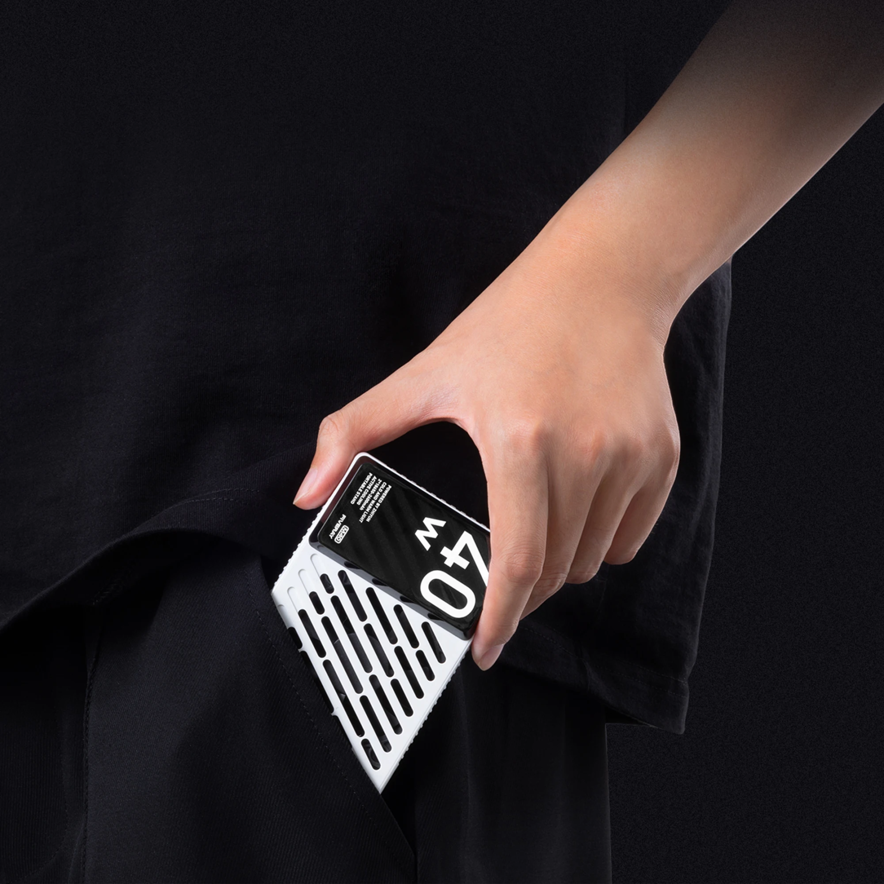 【Do Brasil】ZHIYUN FIVERAY M40 40W Lâmpada LED Luz de preenchimento Luz de bolso portátil Foto Lâmpada de vídeo Luz de preenchimento Iluminação fotográfica