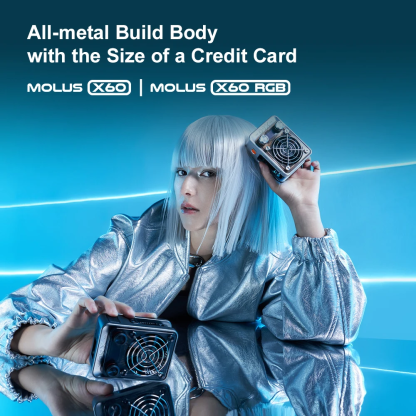 【Do Brasil】ZHIYUN MOLUS X60RGB 60W RGB COB Luz de bolso Luzes de vídeo LED Lâmpada de preenchimento Iluminação fotográfica portátil