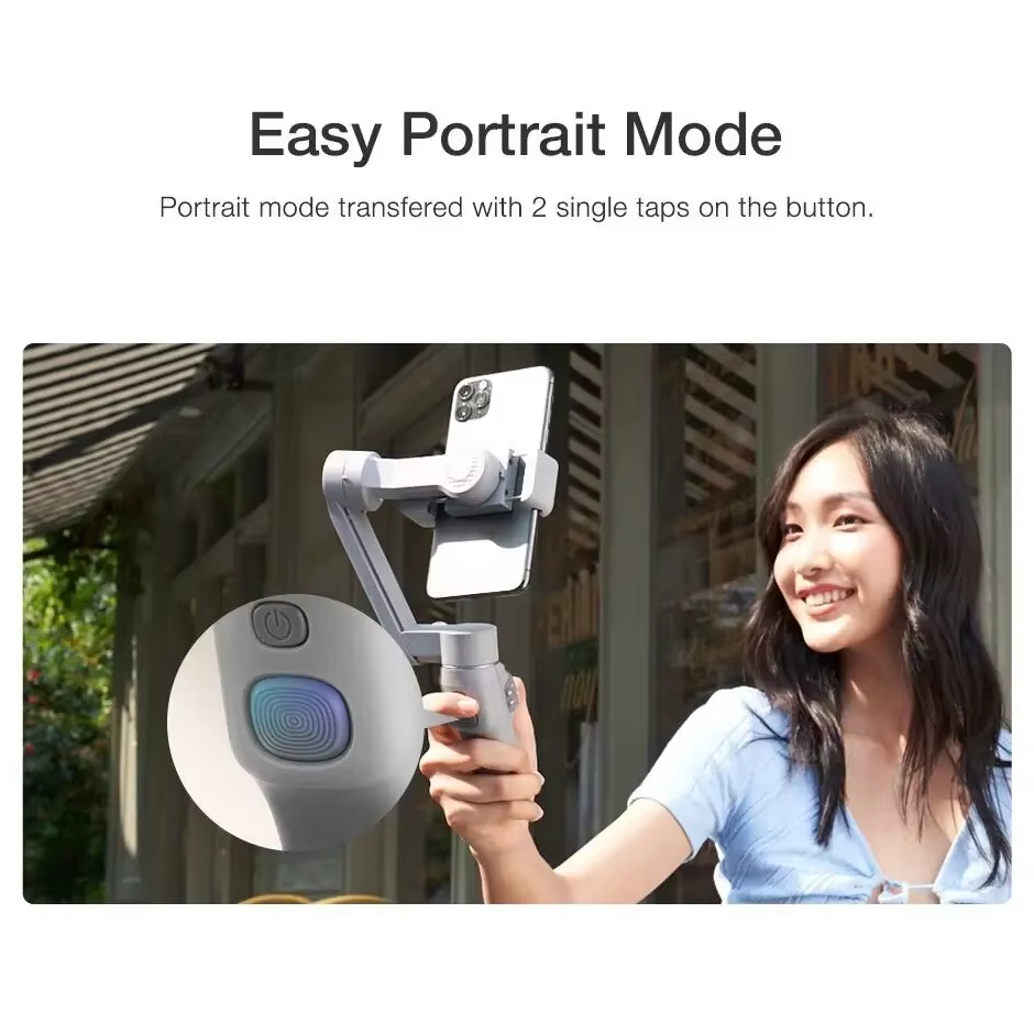 【 Do Brasil】ZHIYUN SMOOTH Q3 Smartphones Gimbal 3-Axis Handheld Stabilizer for iPhone Android Smartphone Vlog Live Video