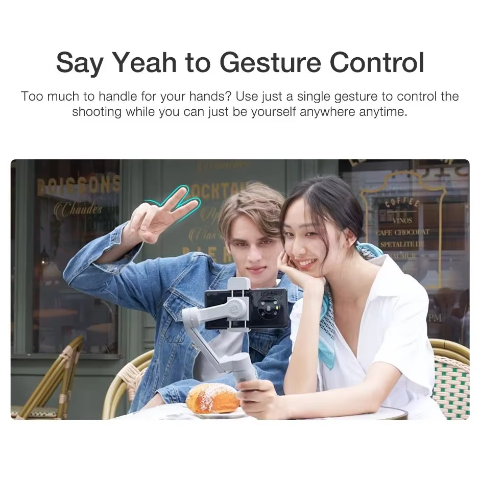 【 Do Brasil】ZHIYUN SMOOTH Q3 Smartphones Gimbal 3-Axis Handheld Stabilizer for iPhone Android Smartphone Vlog Live Video