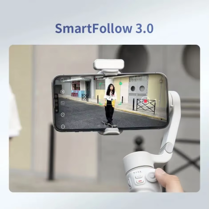 Zhiyun Smooth Q4 Smartphone Gimbal - Smart Follow Anti-Shake for iPhone Android Vlog TikTok YouTube Video Shootin