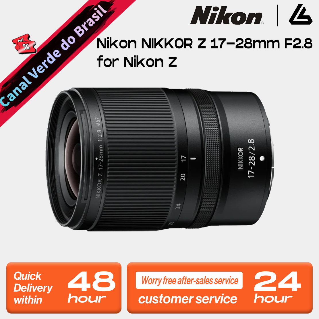Nikon NIKKOR Z 17-28mm f/2.8 for Nikon Z Mount