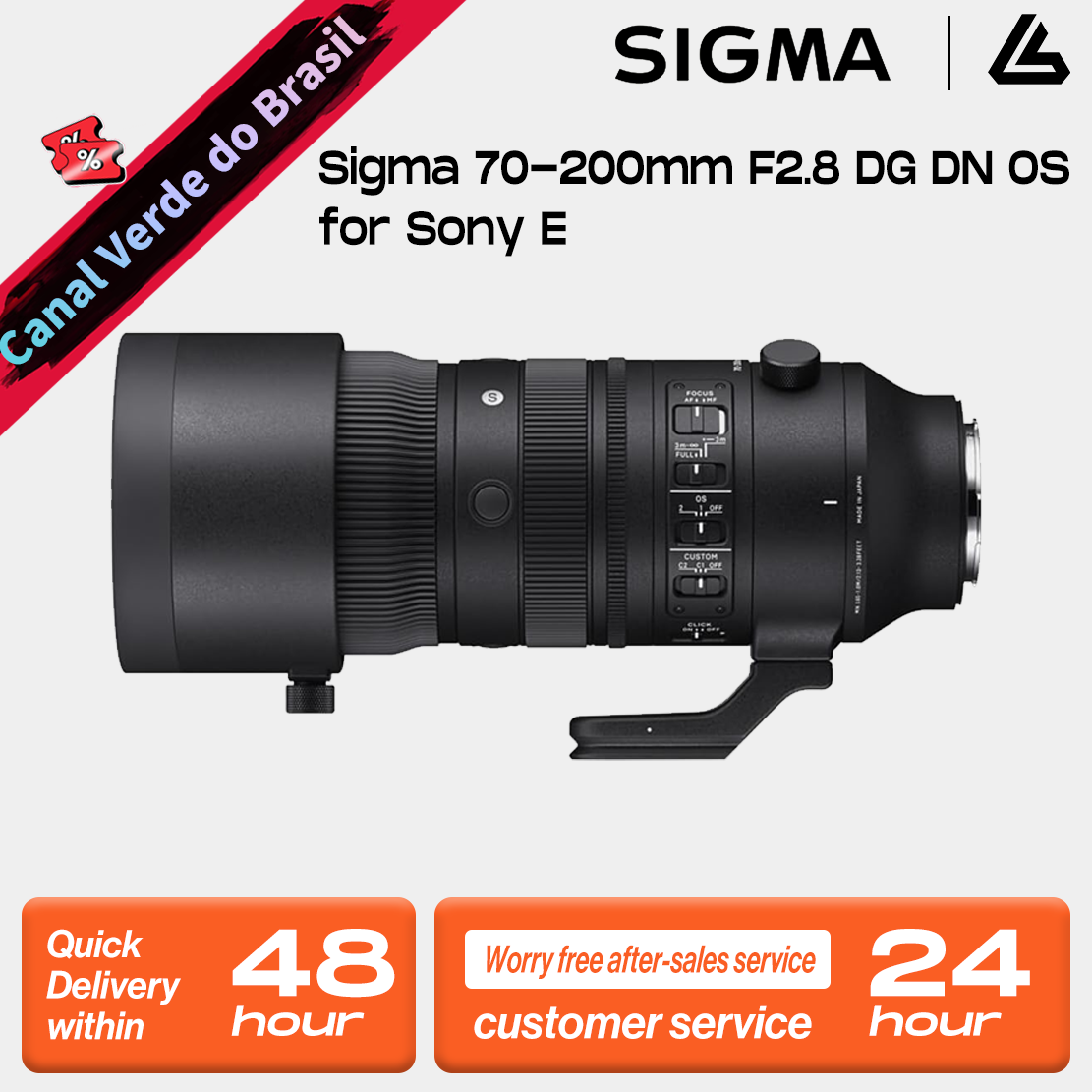 Sigma 70-200mm F2.8 DG DN OS | Sports for Sony E Mount