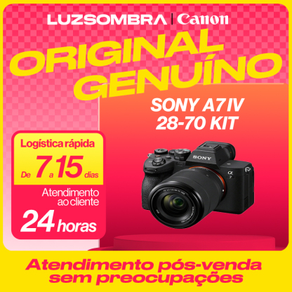 Sony Alpha 7 IV câmera e lentes kit