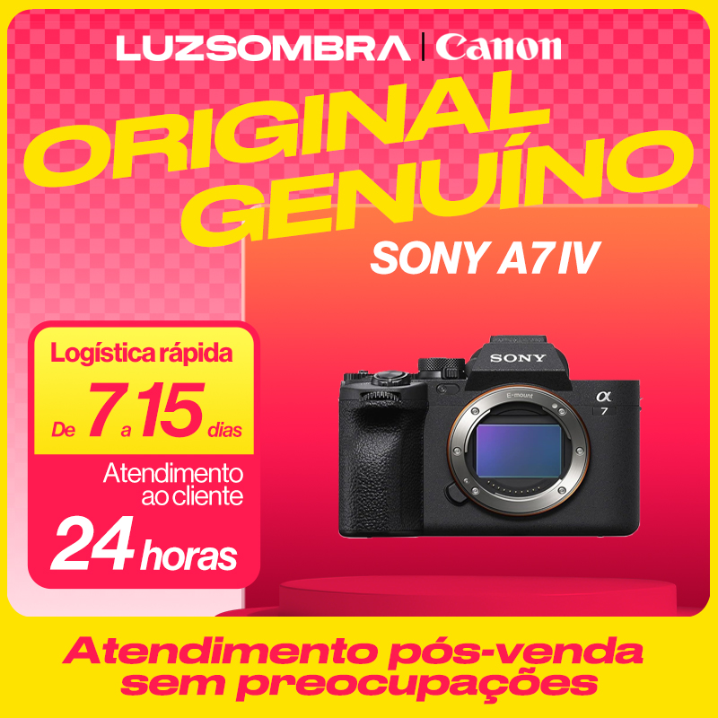 Sony Alpha 7 IV câmera e lentes kit