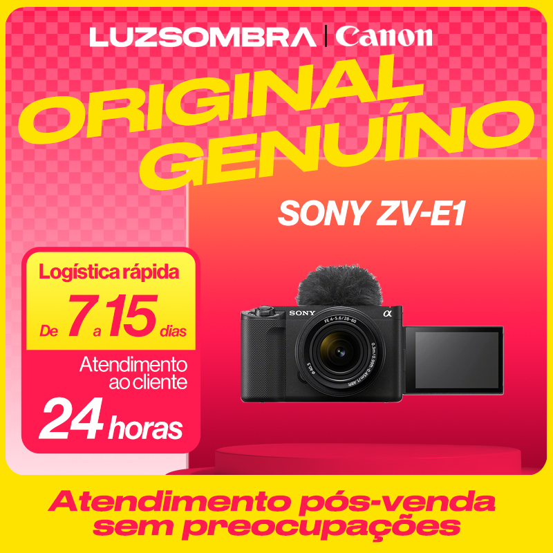 Sony ZV-E1 câmera e lentes kit