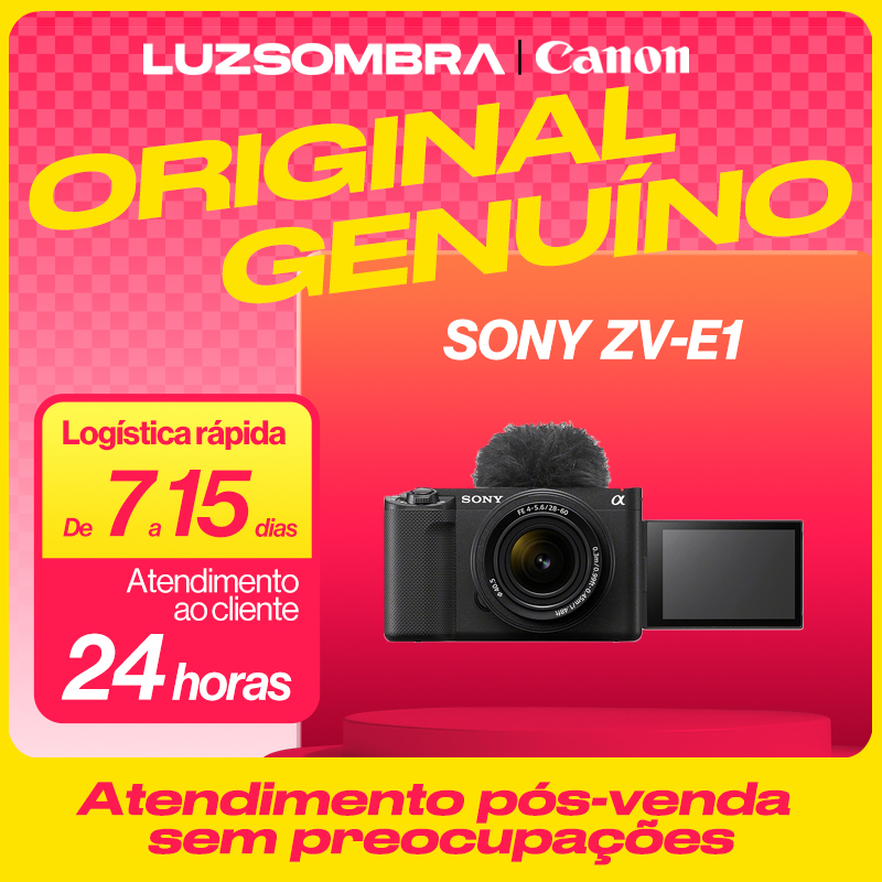 Sony ZV-E1 câmera e lentes kit