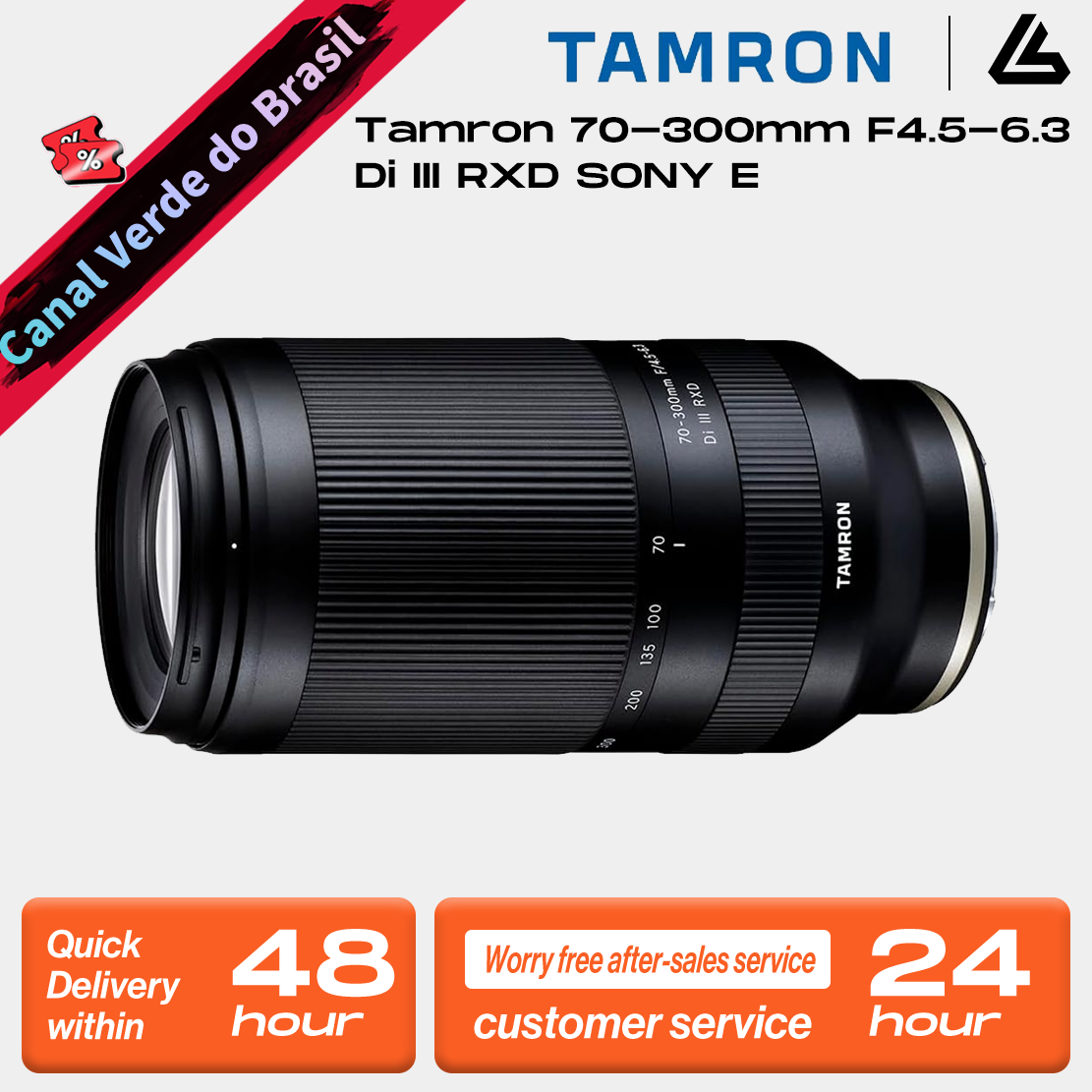 Tamron 70-300mm F4.5-6.3 Di III RXD (A047) for Sony E Mount
