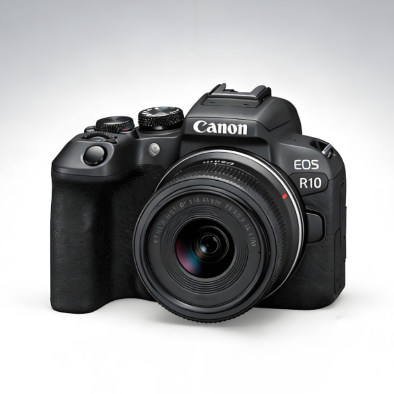 Canon EOS R10 Câmera Mirrorless Kit com Lente