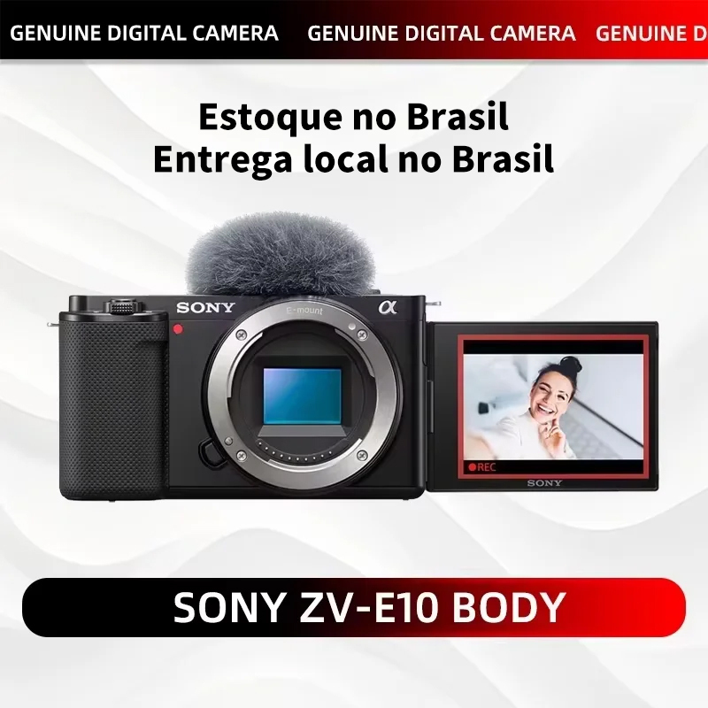 Sony Alpha ZV-E10 câmera e lentes kit