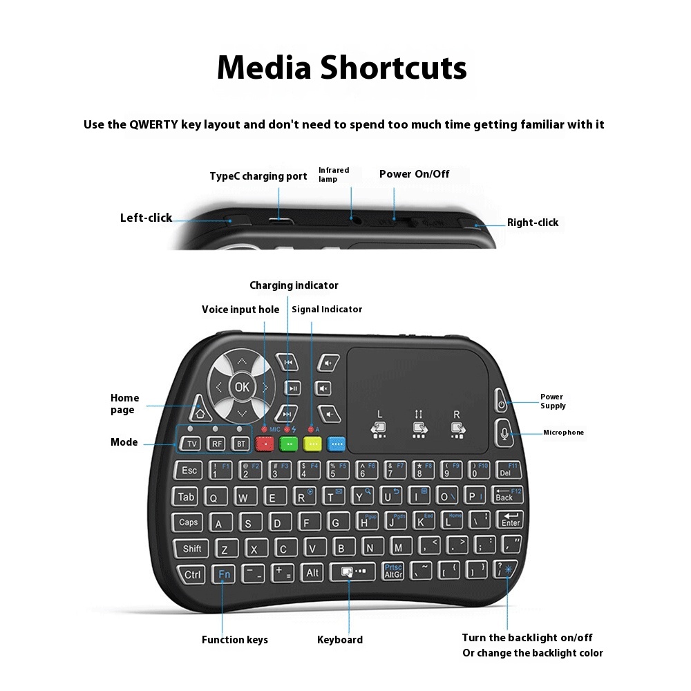 vSeeBox Mini Wireless Keyboard