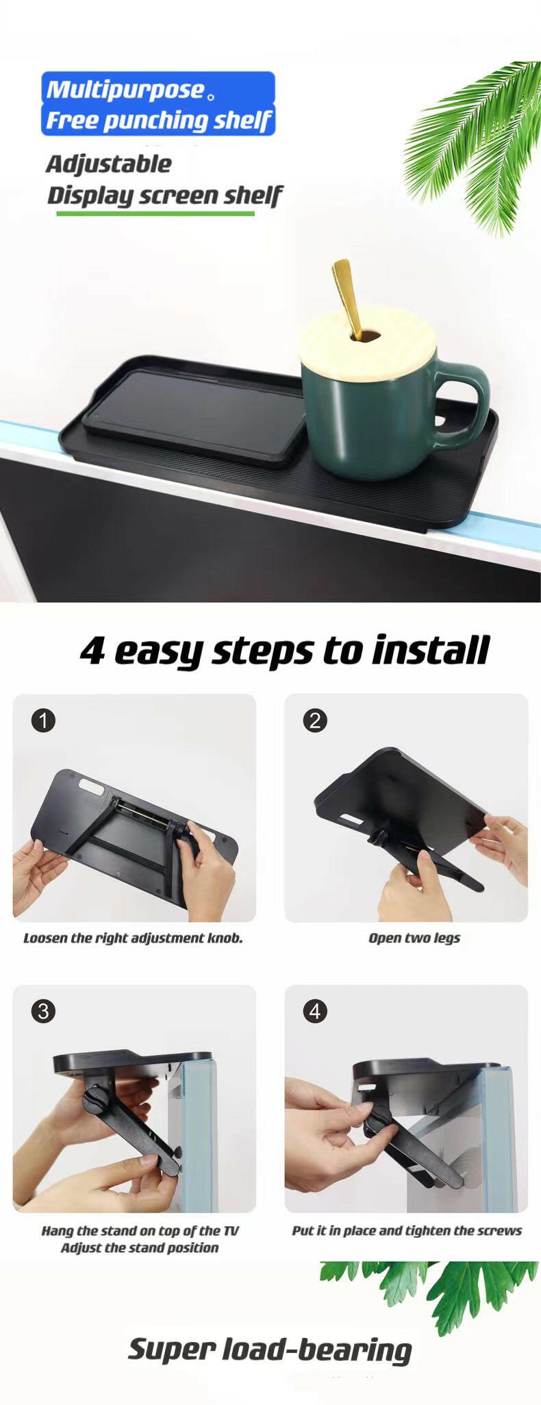 TV/Monitor Stand Android TV Box with No Subscription Fees | 8K Streaming & Voice Remote – vSeeBox