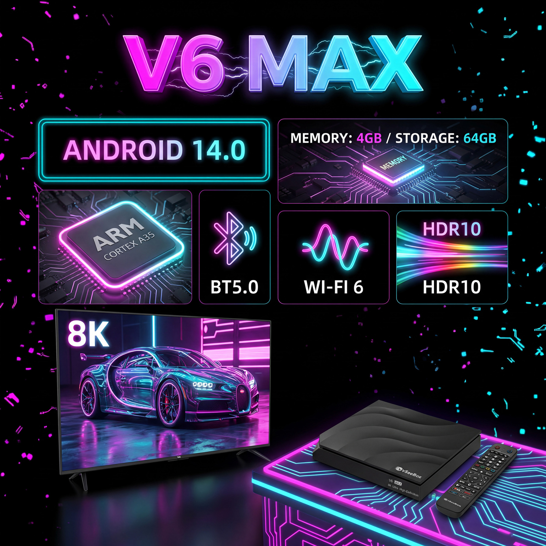 vSeeBox V6 Max Accessory Set
