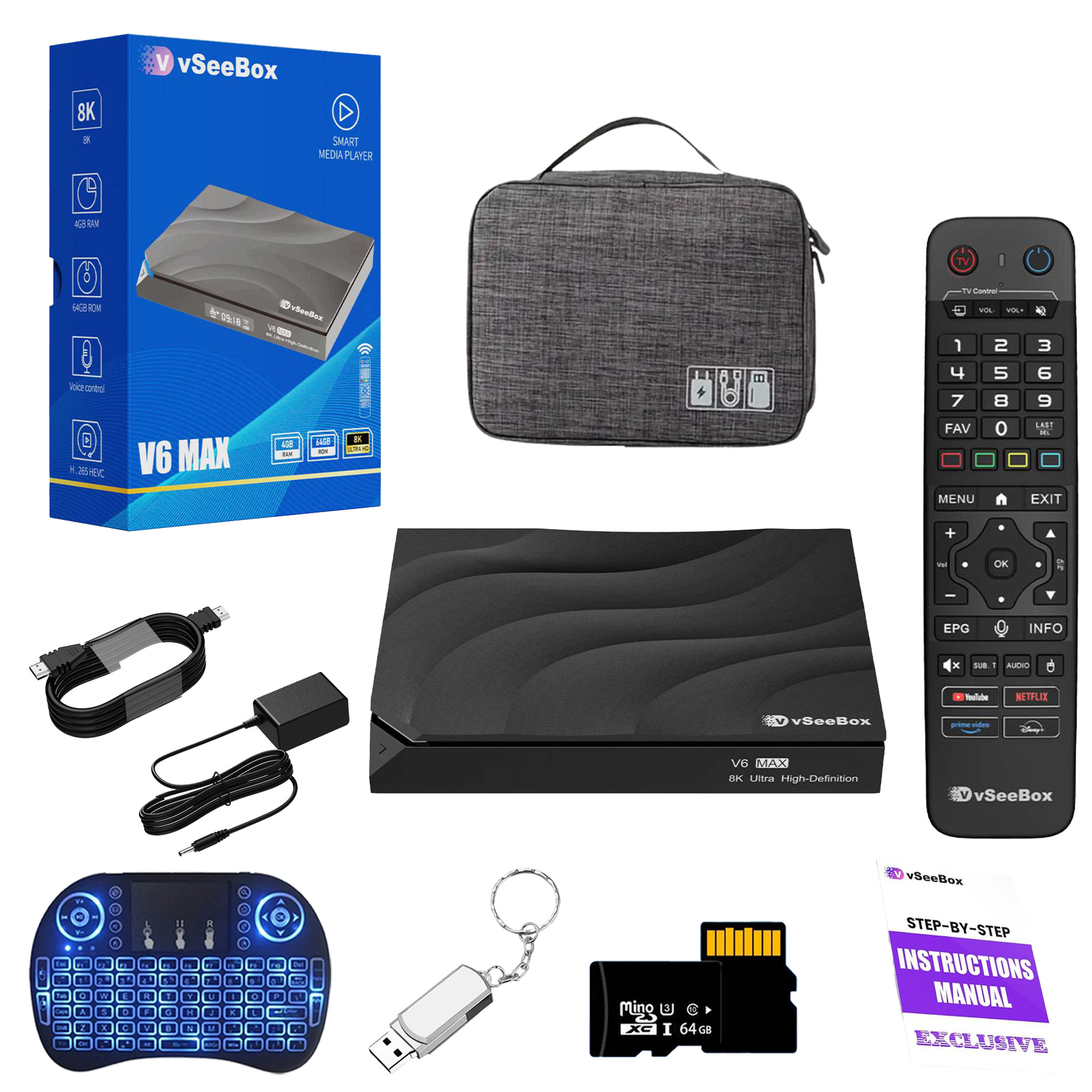 vSeeBox V6 Max Accessory Set