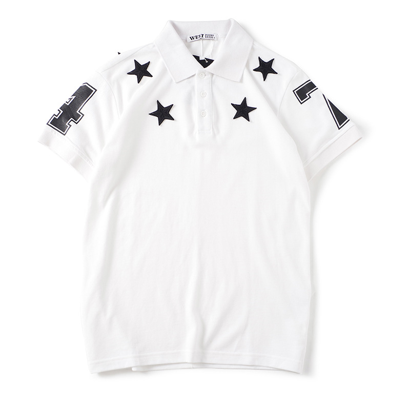 Cortis Keonho Inspired Star Print Polo Shirt