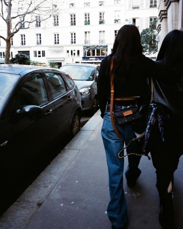 Blackpink Jennie Inspired Vintage Blue Loose Pants