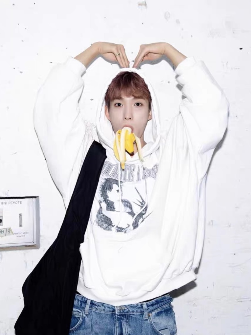 SEVENTEEN DK Inspired Graphic White Hoodie