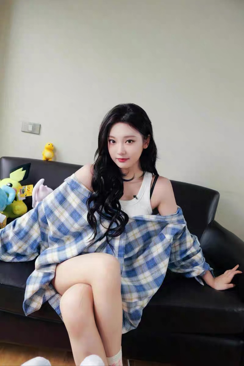 Seventeen&Aespa&ITZY Inspired Plaid Shirt