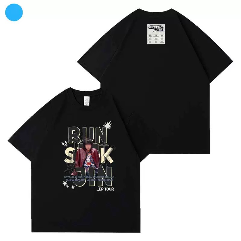 BTS JIN RUN SEOKJIN TOUR-INSPIRED TEE 