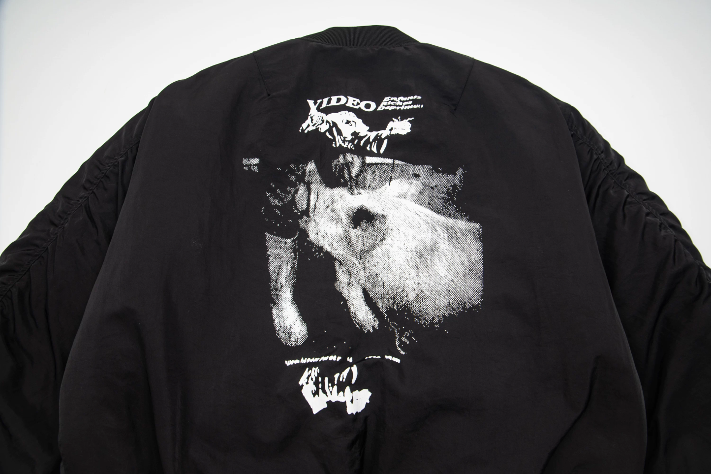 Enhypen Ni-ki Inspired ERD Style Video Graphic Bomber Jacket