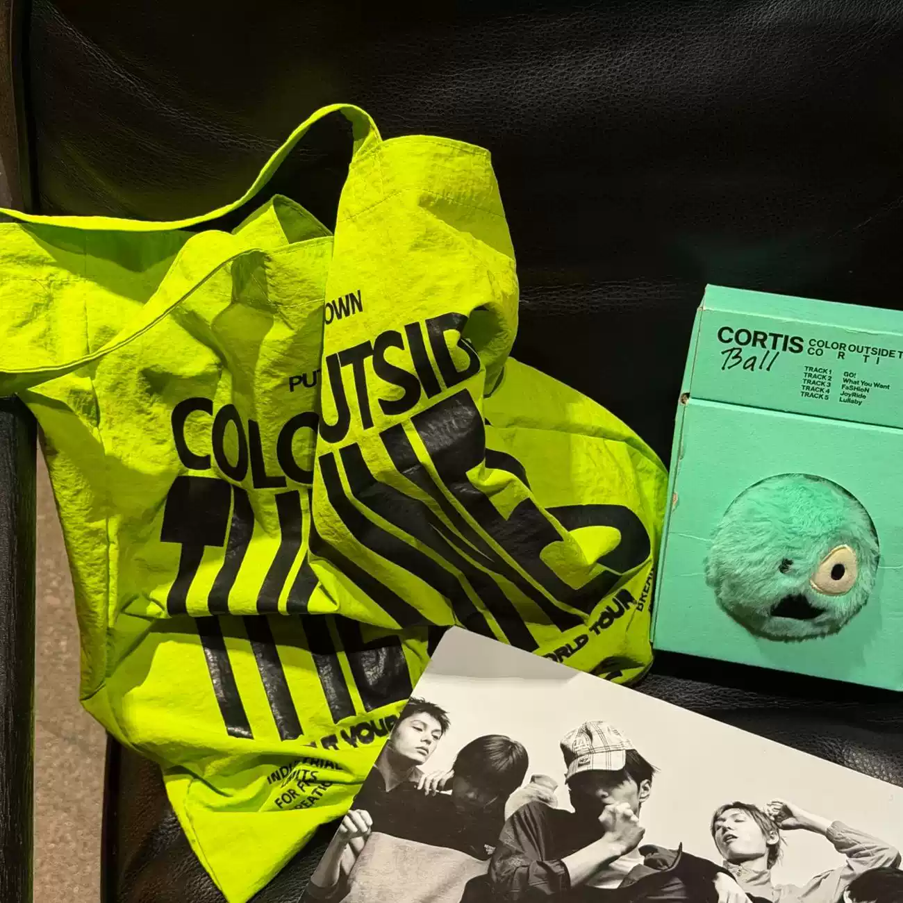 CORTIS Neon Green Merch Tote Bag 