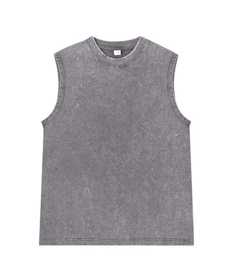 Stray kids Felix Felix Washed Cotton inspired Sleeveless T-Shirt Tank-Straykids
