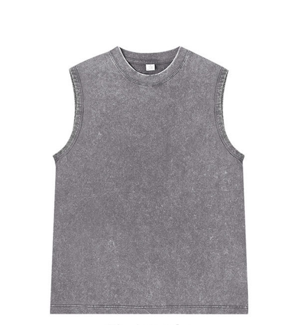 Stray kids Felix Felix Washed Cotton inspired Sleeveless T-Shirt Tank-Straykids