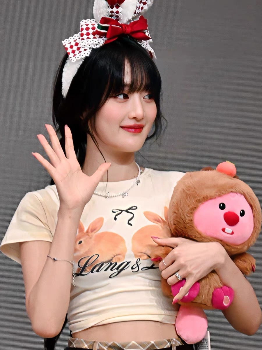 Gidle Minnie Inspired Bunny Print T-Shirt