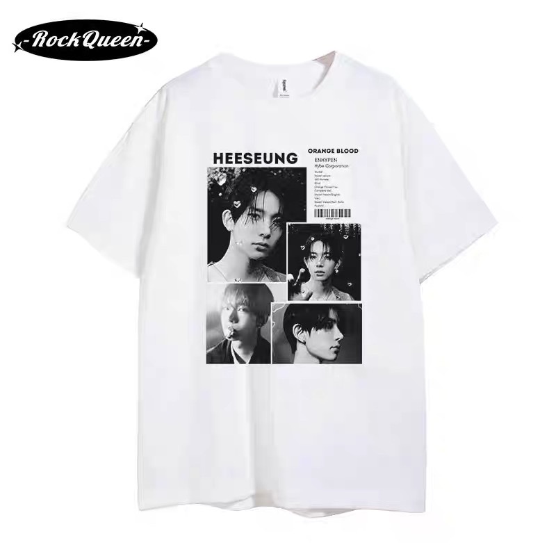 Enhypen Custom Member Graphic T-Shirt